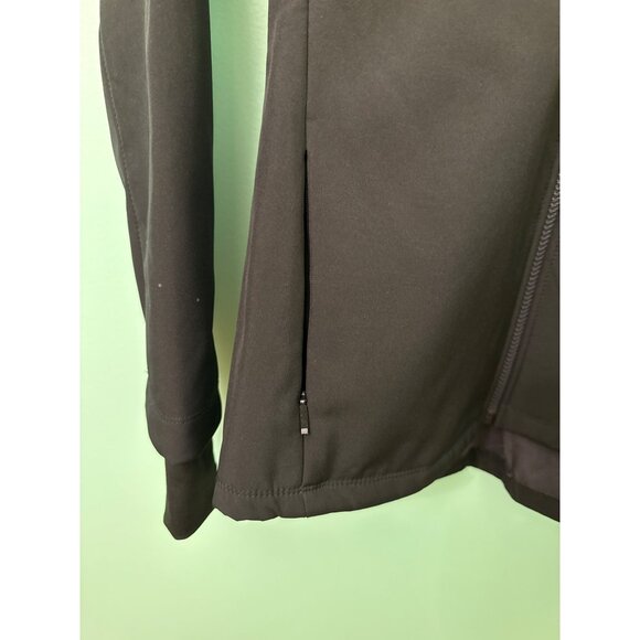 Mondetta Womens Black Hooded Softshell Jacket With Zippered Pockets Size M - Picture 3 of 11
